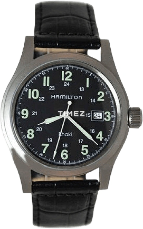 Hamilton,Khaki Action 42mm,42mm,Stainless Steel,Black,Sapphire,Crystal Glass,Closed,H68511433
