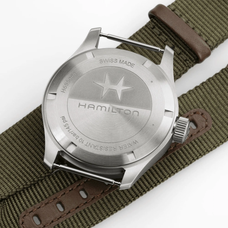 Hamilton,Khaki Field 40mm,40mm,Stainless Steel,Black,Handwound,Power Reserve Indicator,80hours,H69509930