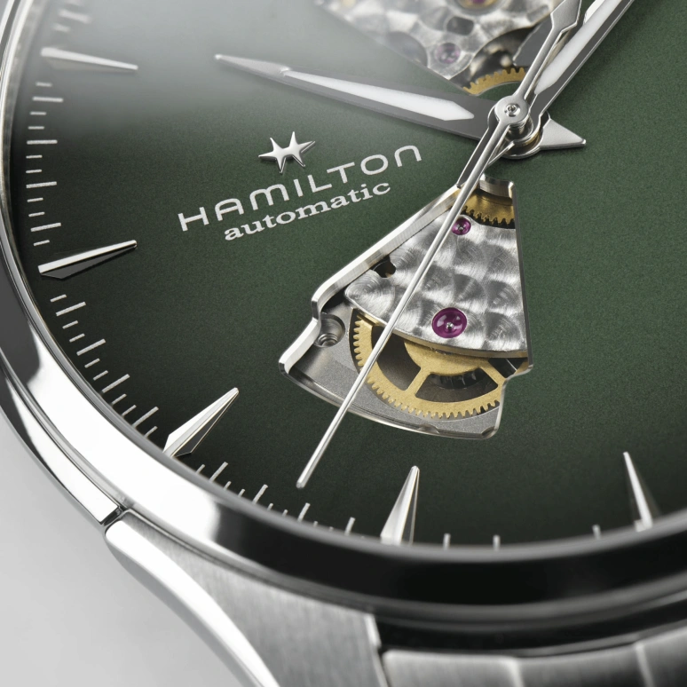 Hamilton,Jazzmaster 40mm,40mm,Stainless Steel,Luminous,Green,Automatic,80hours,In-house Caliber,H32675160