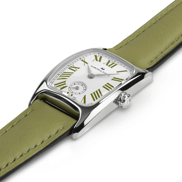 Hamilton,American Classic 23.50x27.40mm,23.50x27.40mm,Stainless Steel,White,Quartz,Sapphire,Glass,Rectangular,H13321813