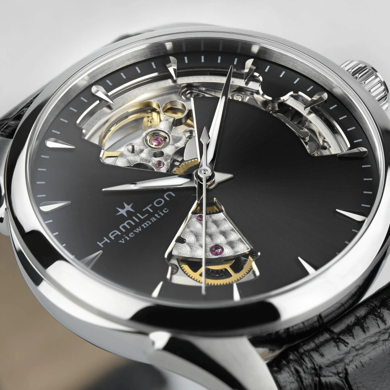 Hamilton,Jazzmaster 36mm,36mm,Stainless Steel,Black,Automatic,80hours,In-house Caliber,H32215730