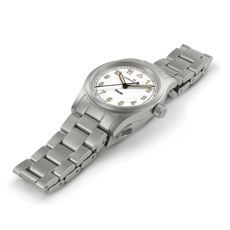 Hamilton,Khaki Field 33mm,33mm,Stainless Steel,White,Quartz,Sapphire,Glass,Round,H69301110