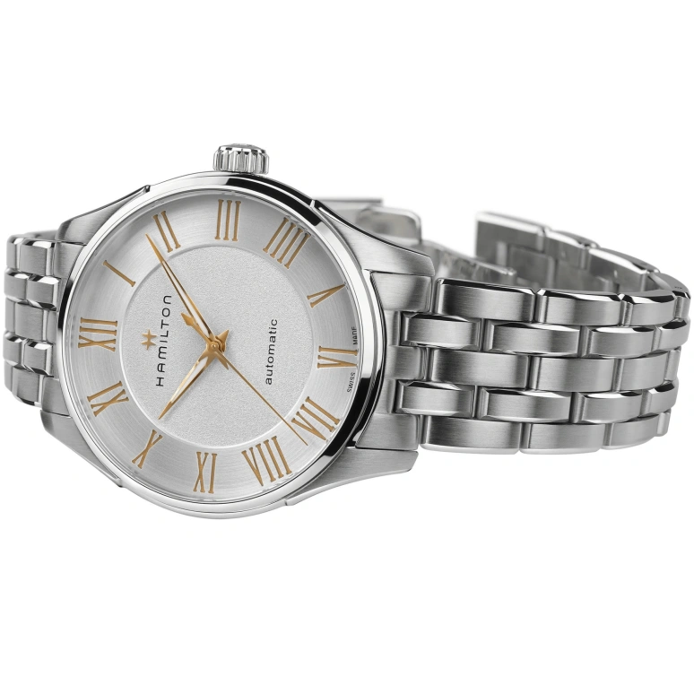 Hamilton,Jazzmaster 40mm,40mm,Stainless Steel,Silver White,Automatic,80hours,In-house Caliber,H42535150