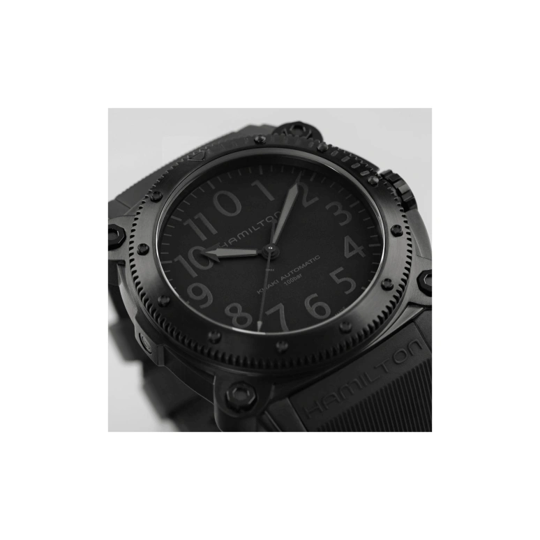 Hamilton,Khaki Navy 46mm,46mm,Titanium,Black,Automatic,80hours,In-house Caliber,H78505330