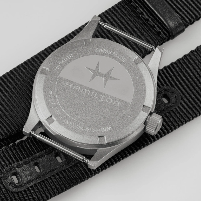 Hamilton,Khaki Field 38mm,38mm,Stainless Steel,Black,Quartz,Sapphire,Crystal Glass,Round,H69401430