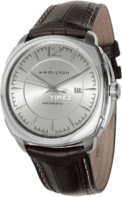 Hamilton,Jazzmaster 43mm,43mm,Stainless Steel,Silver White,Sapphire,Crystal Glass,Open,H36515555