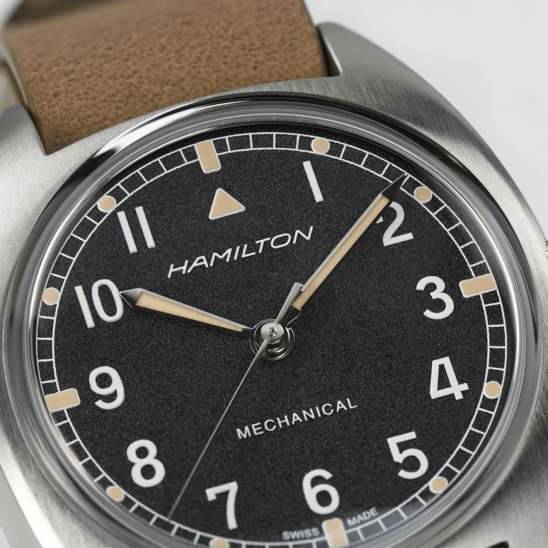 Hamilton,Khaki Aviation 35mm,35mm,Stainless Steel,Black,Handwound,Day,80hours,H76419531