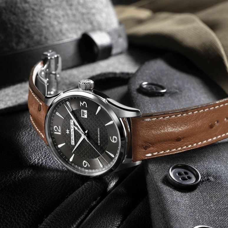 Hamilton,Jazzmaster 44mm,44mm,Stainless Steel,Grey,Automatic,Date,80hours,H32755851