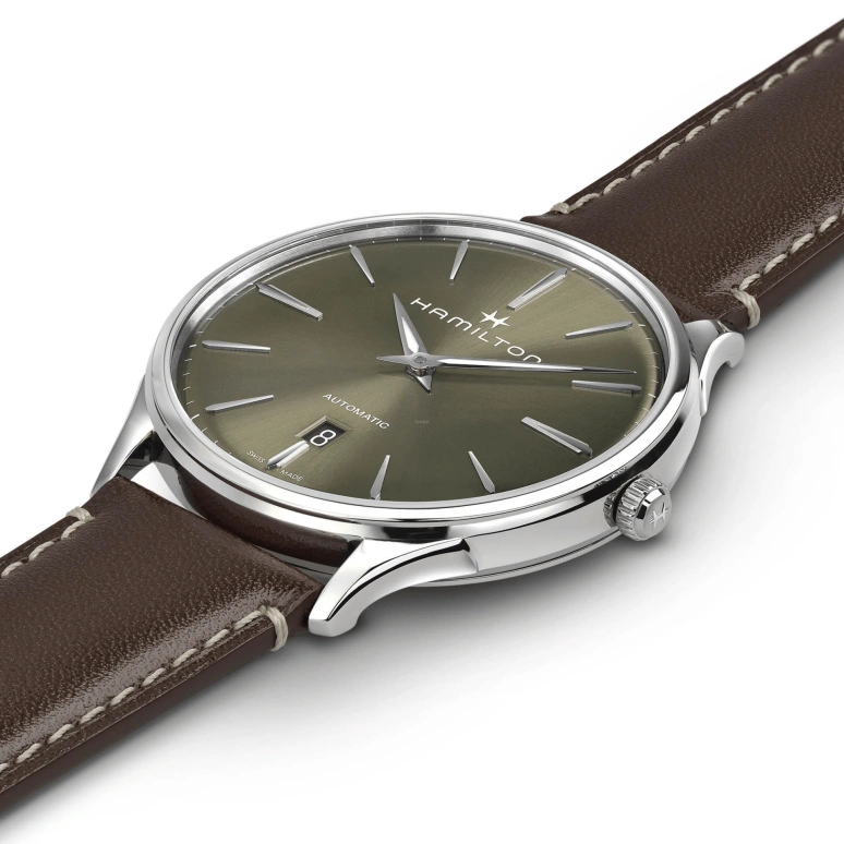 Hamilton,Jazzmaster 40mm,40mm,Stainless Steel,Green,Automatic,42hours,Sapphire,Crystal Glass,H38525561