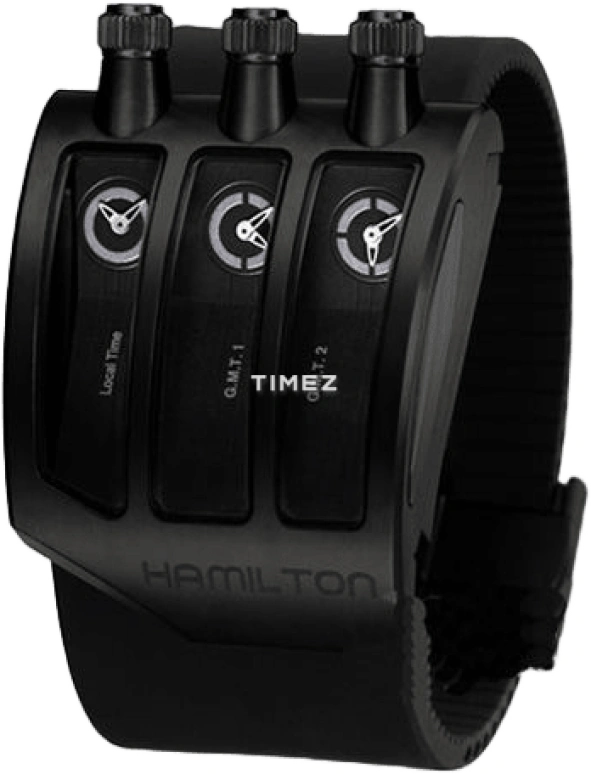 Hamilton,Khaki Action ,Stainless Steel,Black,Sapphire,Crystal Glass,H51581339