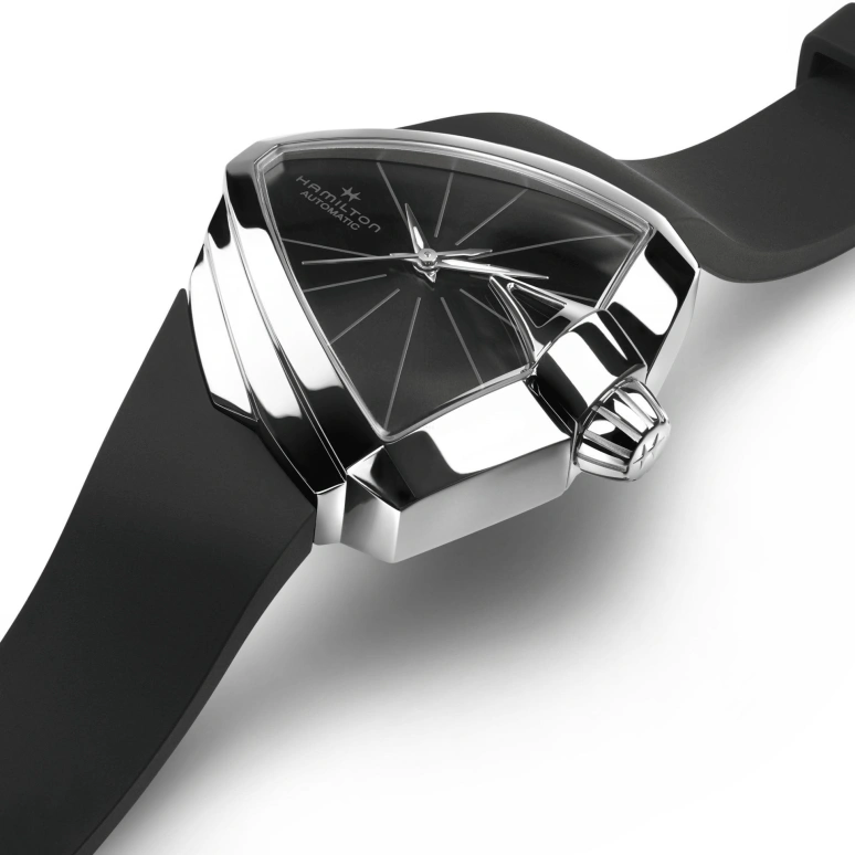 Hamilton,Ventura 34.50x38mm,34.50x38mm,Stainless Steel,Black,Automatic,Sapphire,Crystal Glass,Silver,H24105330