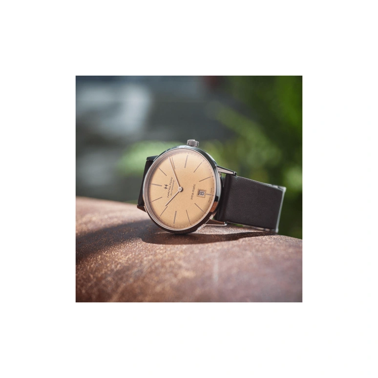 Hamilton,American Classic 38mm,38mm,Stainless Steel,Champagne,Automatic,Date,Power Reserve Indicator,H38455501