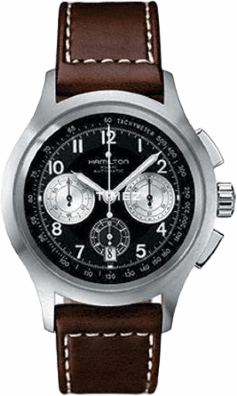 Hamilton,Khaki Aviation 44mm,44mm,Stainless Steel,Black,Sapphire,Crystal Glass,Open,H76516533