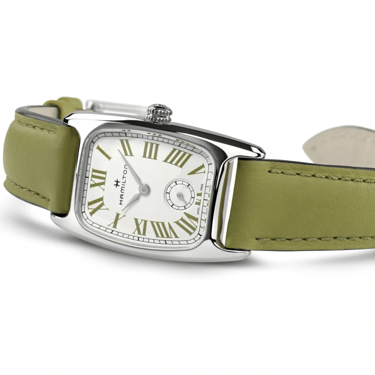 Hamilton,American Classic 23.50x27.40mm,23.50x27.40mm,Stainless Steel,White,Quartz,Sapphire,Glass,Rectangular,H13321813