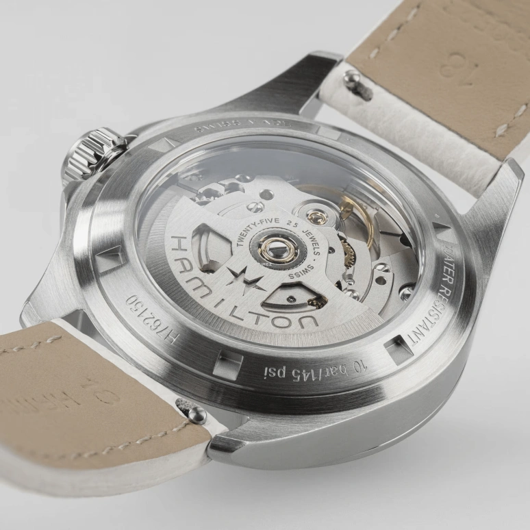 Hamilton,Khaki Aviation 36mm,36mm,Stainless Steel,Silver White,Automatic,Sapphire,Glass,Round,H76215850