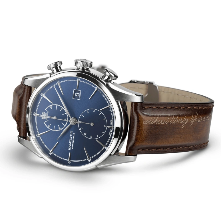 Hamilton,American Classic 42mm,42mm,Stainless Steel,Blue,Automatic,60hours,In-house Caliber,H32416541