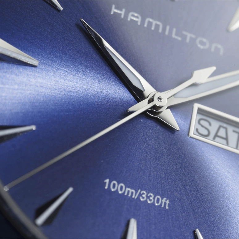 Hamilton,Jazzmaster 42mm,42mm,Stainless Steel,Blue,Quartz,Date,Day,H37551141