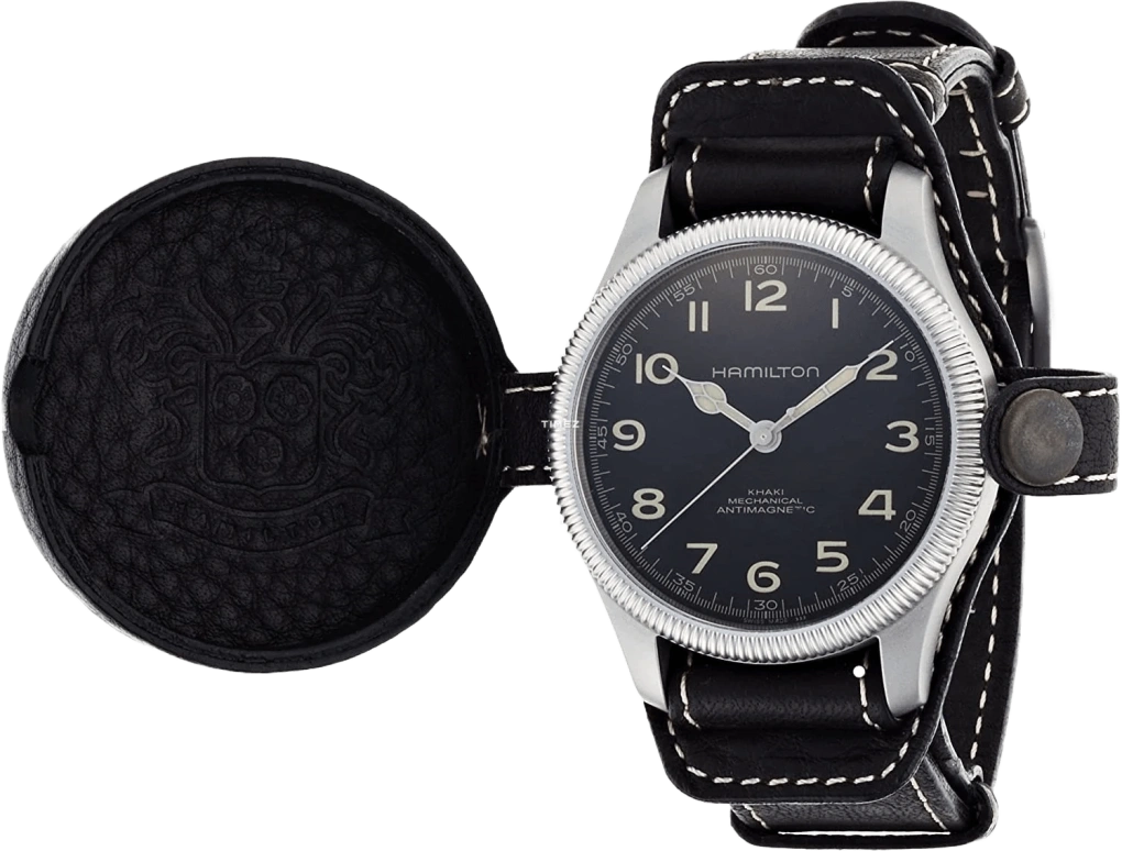 Hamilton,Other 42mm,42mm,Stainless Steel,Black,Handwound,Sapphire,Crystal Glass,Round,H60419533