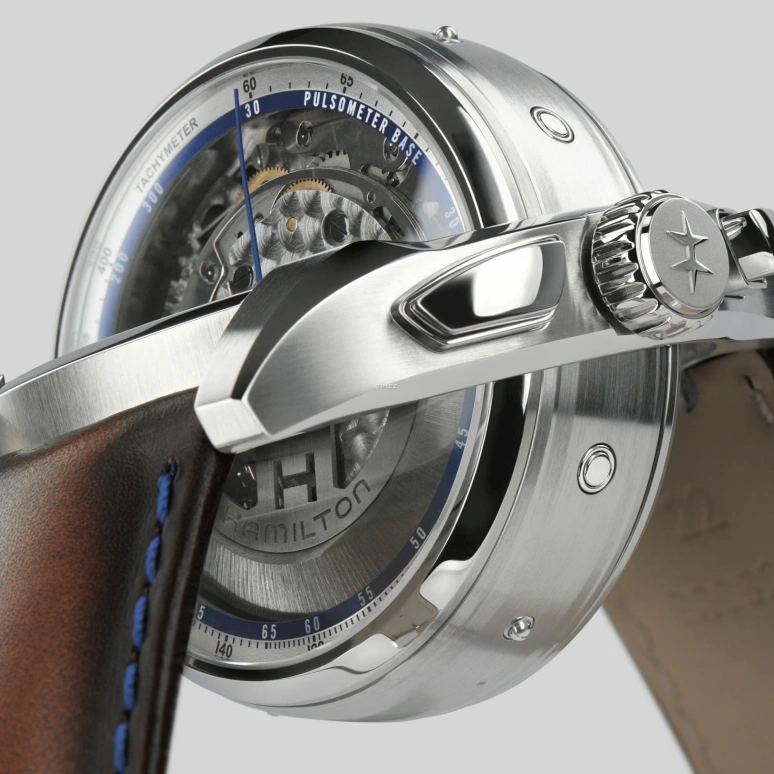 Hamilton,Jazzmaster 44mm,44mm,Stainless Steel,Silver,Automatic,Chronograph,Date,Day,H32876550