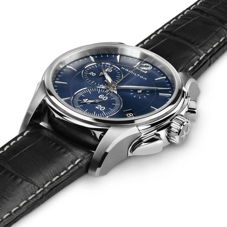Hamilton,Jazzmaster 42mm,42mm,Stainless Steel,Blue,Quartz,26280hours,Sapphire,Crystal Glass,H32612741