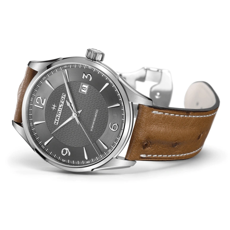 Hamilton,Jazzmaster 44mm,44mm,Stainless Steel,Grey,Automatic,Date,80hours,H32755851