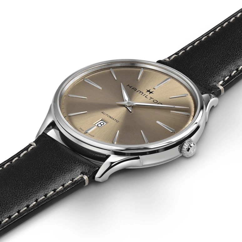 Hamilton,Jazzmaster 40mm,40mm,Stainless Steel,Beige,Automatic,Day,42hours,H38525721