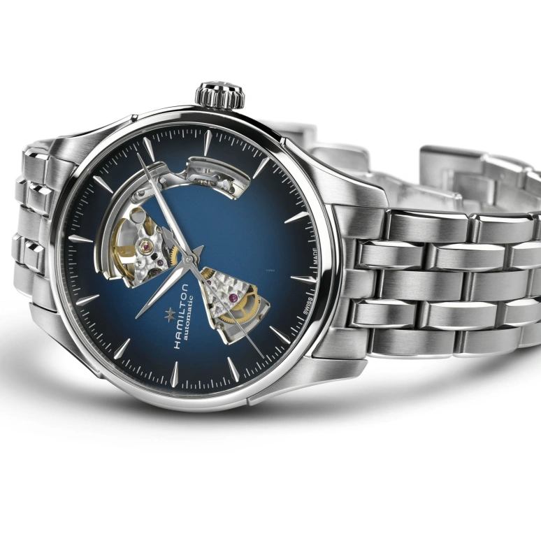 Hamilton,Jazzmaster 40mm,40mm,Stainless Steel,Blue,Automatic,80hours,In-house Caliber,H32675140