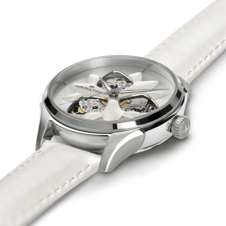 Hamilton,Jazzmaster 34mm,34mm,Stainless Steel,Skeleton,Automatic,80hours,In-house Caliber,H32115991