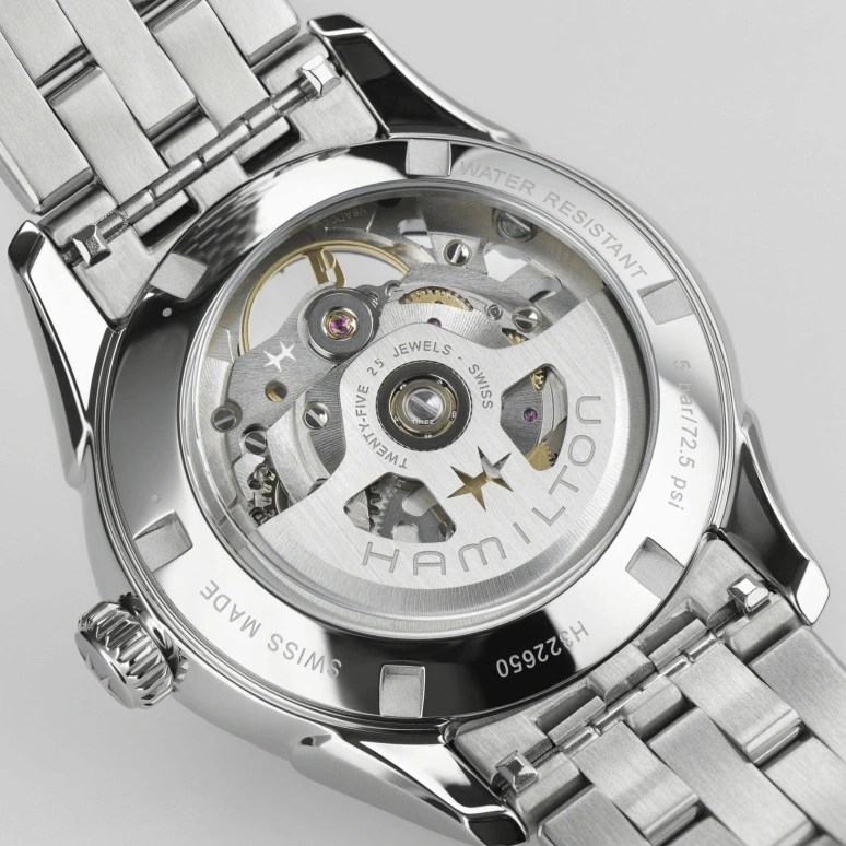 Hamilton,Jazzmaster 36mm,36mm,Stainless Steel,Purple,Automatic,Sapphire,Crystal Glass,Round,H32265101