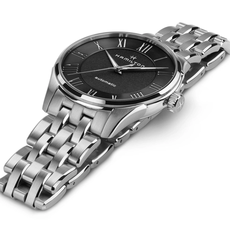 Hamilton,Jazzmaster 40mm,40mm,Stainless Steel,Black,Automatic,80hours,In-house Caliber,H42535130