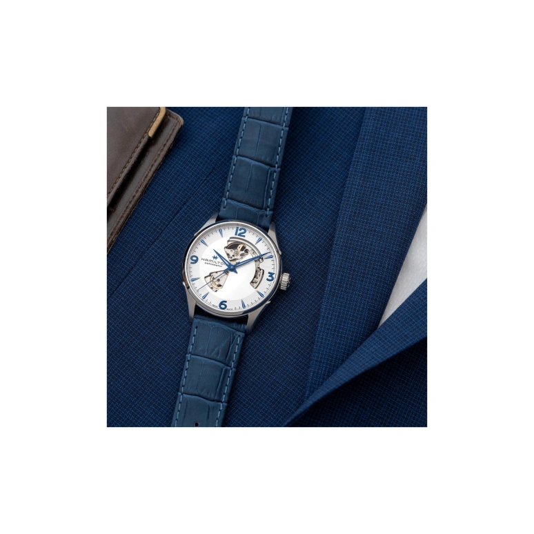 Hamilton,Jazzmaster 42mm,42mm,Stainless Steel,White,Automatic,80hours,In-house Caliber,H32705651