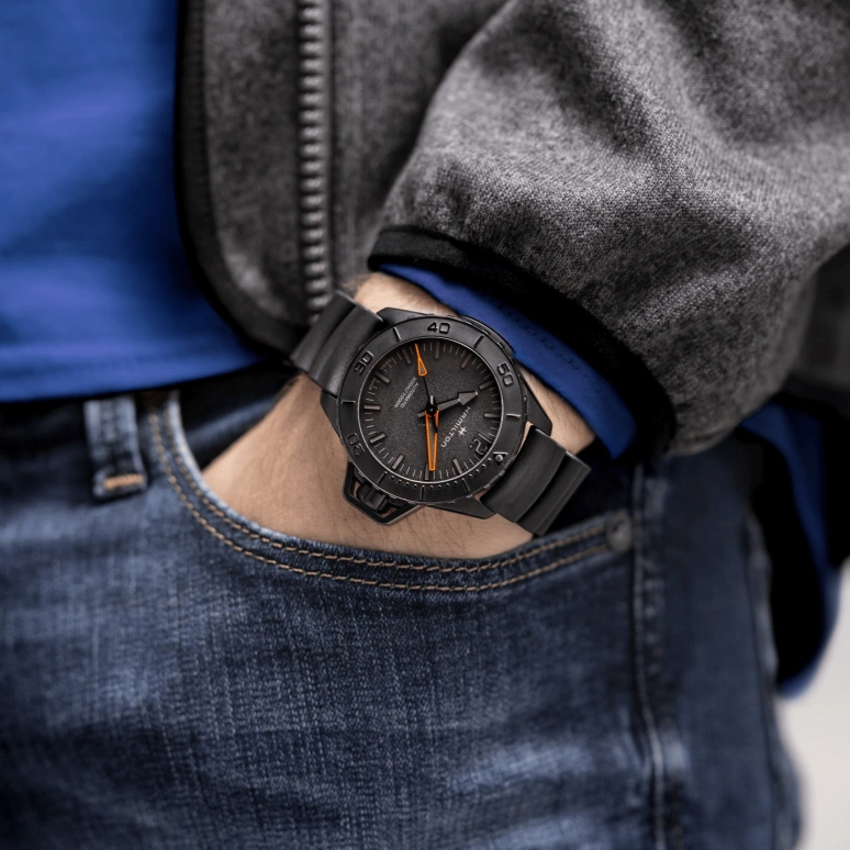 Hamilton,Khaki Navy 46mm,46mm,Stainless Steel,White,Automatic,80hours,In-house Caliber,H77845330