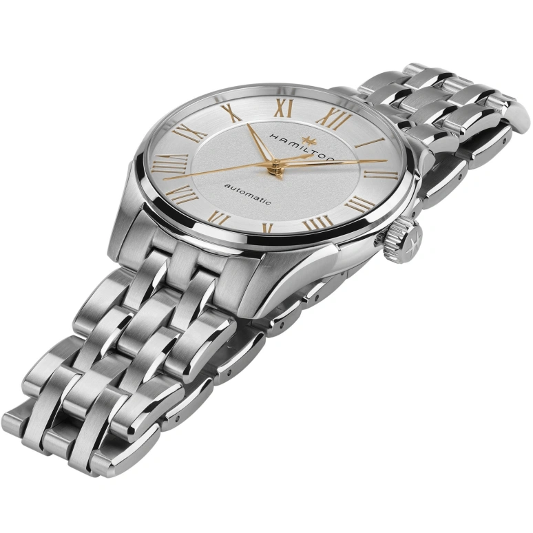 Hamilton,Jazzmaster 40mm,40mm,Stainless Steel,Silver White,Automatic,80hours,In-house Caliber,H42535150