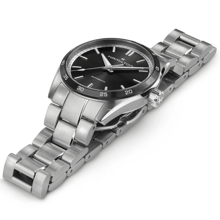 Hamilton,Jazzmaster 34mm,34mm,Stainless Steel,Black,Automatic,Sapphire,Crystal Glass,Round,H36135130