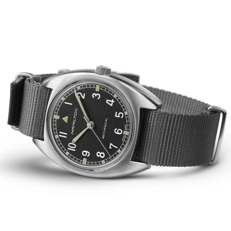 Hamilton,Khaki Aviation 35mm,35mm,Stainless Steel,Black,Handwound,Day,80hours,H76419931