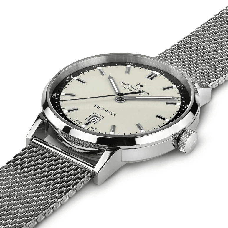 Hamilton,American Classic 40mm,40mm,Stainless Steel,Silver,Automatic,Date,80hours,H38425120