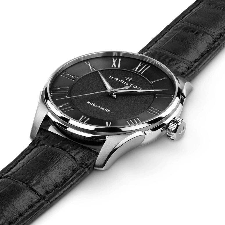 Hamilton,Jazzmaster 40mm,40mm,Stainless Steel,Black,Automatic,80hours,In-house Caliber,H42535730