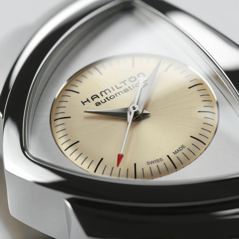 Hamilton,Ventura 34.70x53.50mm,34.70x53.50mm,Stainless Steel,Beige,Automatic,Day,42hours,H24515521