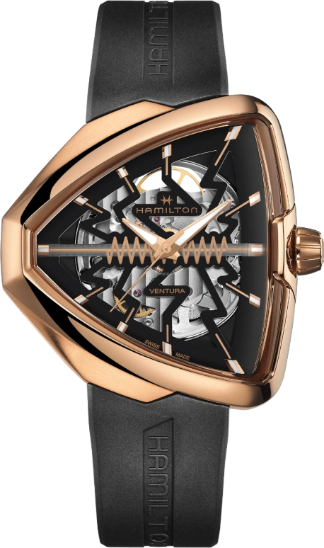 Hamilton,Ventura 42.50x44.60mm,42.50x44.60mm,Stainless Steel,Black,Automatic,80hours,In-house Caliber,H24525331