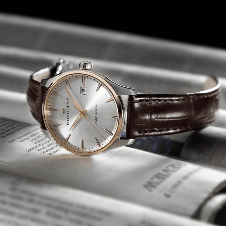 Hamilton,Jazzmaster 40mm,40mm,Stainless Steel,Silver,Quartz,Day,26280hours,H32441551