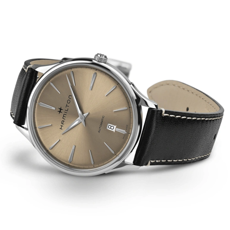 Hamilton,Jazzmaster 40mm,40mm,Stainless Steel,Beige,Automatic,Day,42hours,H38525721