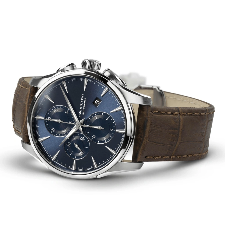 Hamilton,Jazzmaster 42mm,42mm,Stainless Steel,Blue,Automatic,60hours,In-house Caliber,H32586541