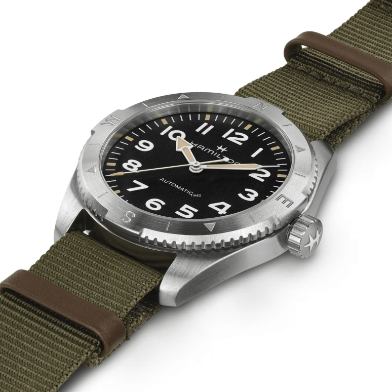 Hamilton,Khaki Field 41mm,41mm,Stainless Steel,Black,Automatic,80hours,In-house Caliber,H70315931