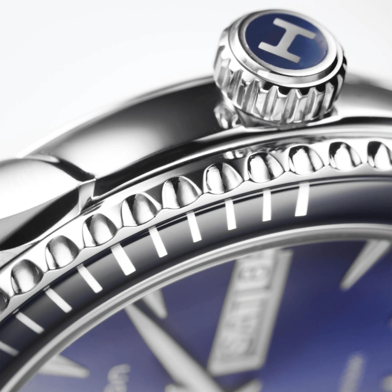 Hamilton,Jazzmaster 42mm,42mm,Stainless Steel,Blue,Quartz,Date,Day,H37551141