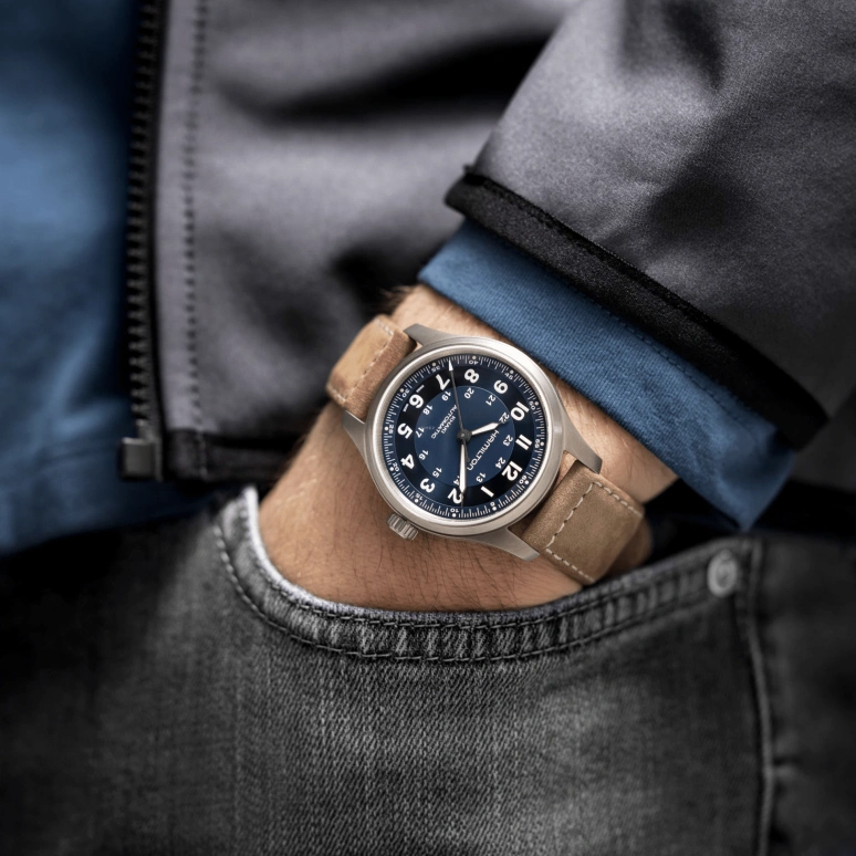 Hamilton,Khaki Field 42mm,42mm,Titanium,Black,Automatic,80hours,In-house Caliber,H70545540