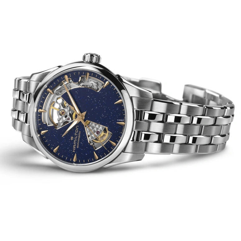 Hamilton,Jazzmaster 36mm,36mm,Stainless Steel,Blue,Automatic,80hours,In-house Caliber,H32215142
