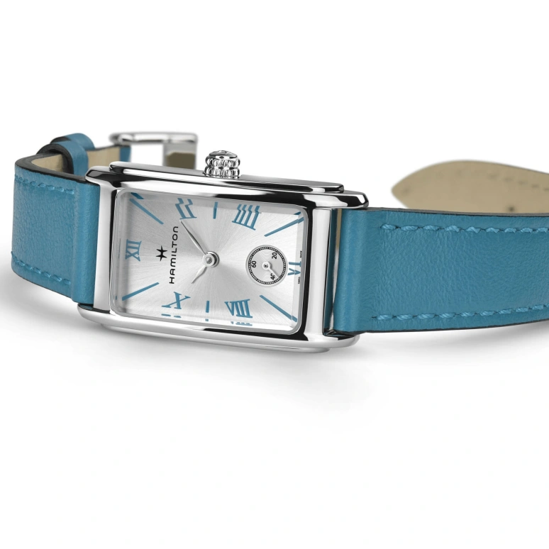 Hamilton,American Classic 18.70x27mm,18.70x27mm,Stainless Steel,Blue,Quartz,26280hours,Sapphire,Crystal Glass,H11221650