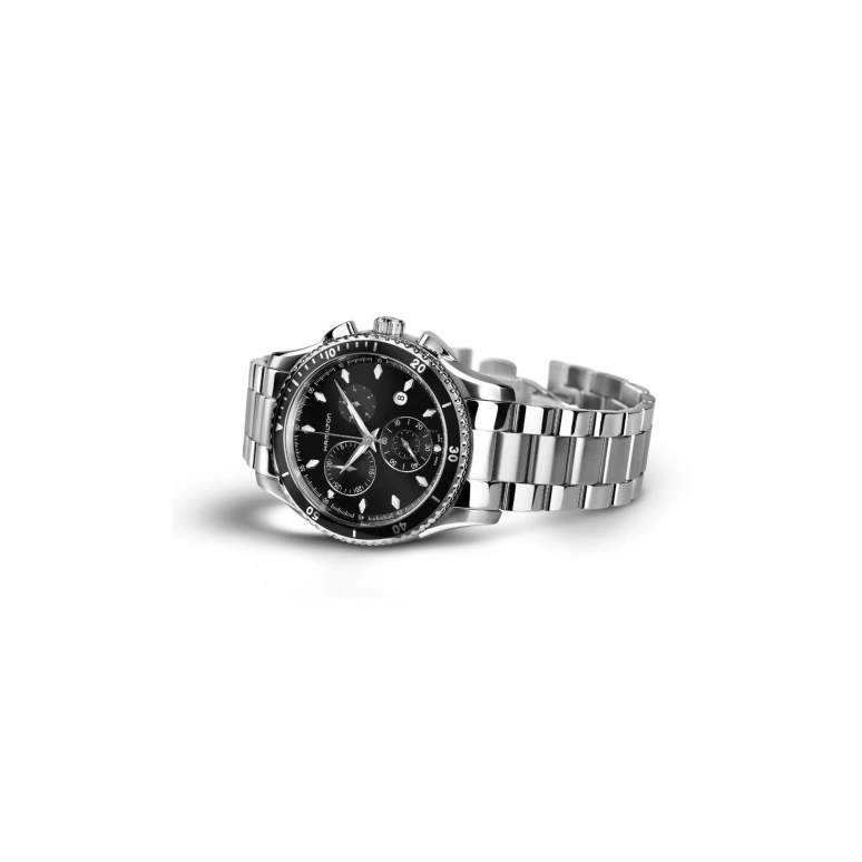 Hamilton,Jazzmaster 44mm,44mm,Stainless Steel,Black,Quartz,26280hours,Sapphire,Crystal Glass,H37512131