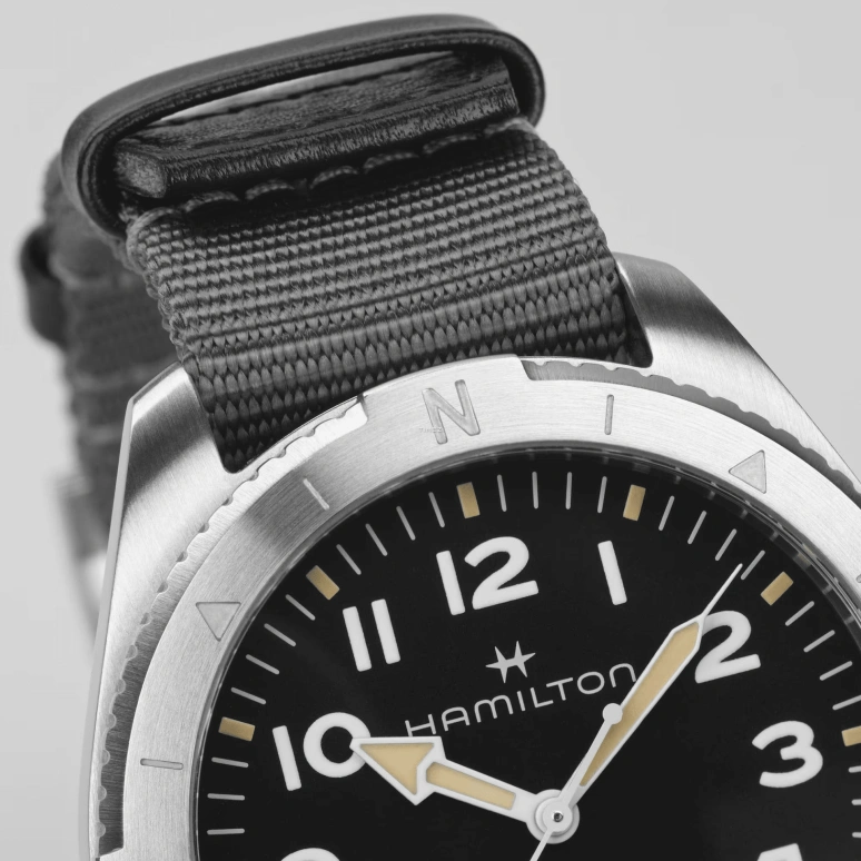 Hamilton,Khaki Field 41mm,41mm,Stainless Steel,Black,Automatic,80hours,In-house Caliber,H70315930