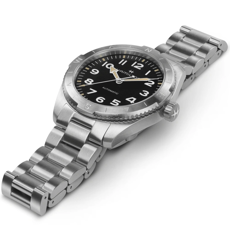 Hamilton,Khaki Field 41mm,41mm,Stainless Steel,Black,Automatic,Sapphire,Crystal Glass,Round,H70315130